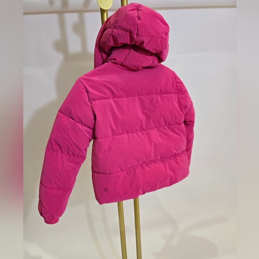 all in motion Bright Hot Pink Hooded Puffer Jacket 8 Water Resistant